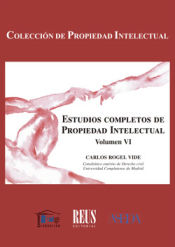 Portada de Estudios completos de Propiedad Intelectual, volumen VI
