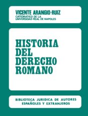 Portada de Historia del Derecho romano