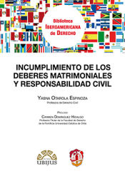 Portada de Incumplimiento de los deberes maritales y responsabilidad civil