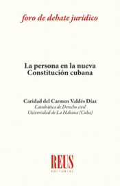 Portada de La persona en la nueva Constitución cubana