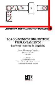 Portada de Los convenios urbanísticos de planteamiento