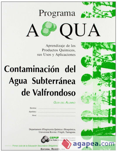 Contaminación del agua subterránea de Valfrondoso. Guía del alumno