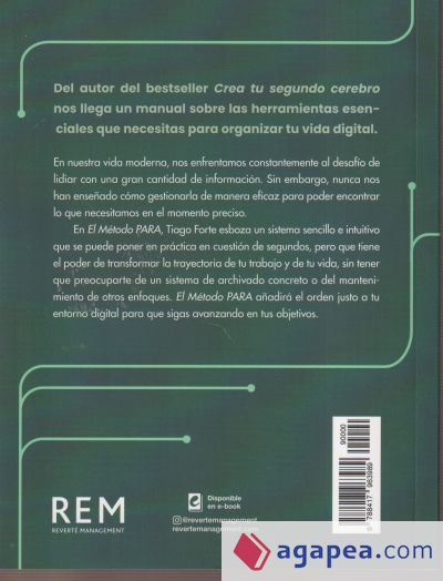 El Método PARA: Simplifica, organiza y controla tu vida digital