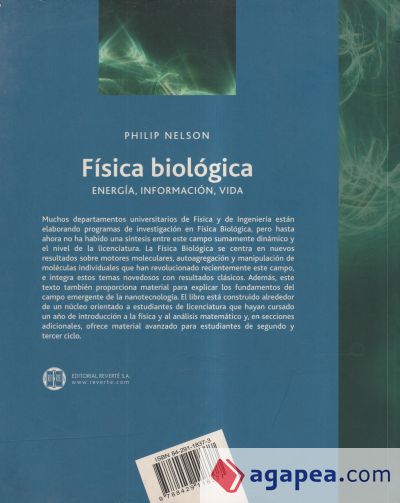 Física biológica. Energía, información, vida