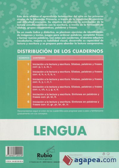Lengua Rubio 5 evoluci&oacute;n