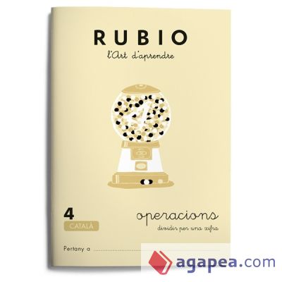 Rubio, l'art d'aprendre. Operacions 4