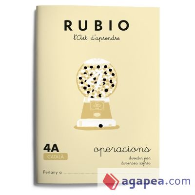 Rubio, l'art d'aprendre. Operacions 4A