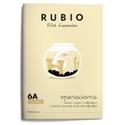 Portada de Rubio, l'art d'aprendre. Operacions 6A