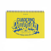 Portada de Cuaderno de lettering. Practica caligrafía creativa paso a paso