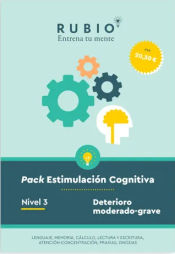 Portada de Pack Estimulación Cognitiva. Nivel 3 (deterioro moderado-grave)