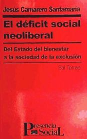 Portada de Déficit social neoliberal, El