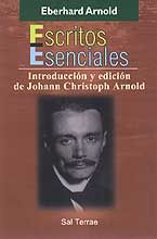 Portada de Escritos esenciales de Eberhard Arnold