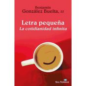 Portada de Letra pequeña : la cotidianidad infinita