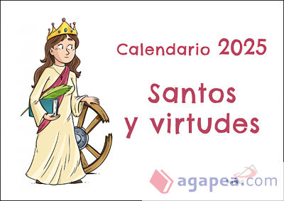 Calendario Santos y virtudes 2025