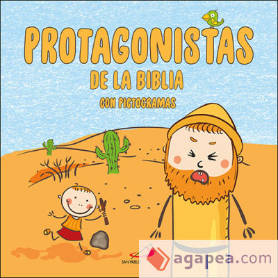 Protagonistas de la Biblia con pictogramas