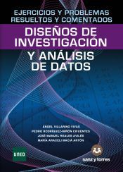 Portada de Ejercicios y problemas resueltos y comentados. Dise&ntilde;os de investigaci&oacute;n y an&aacute;lisis de datos