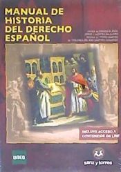 Portada de Manual de Historia Del Derecho Español