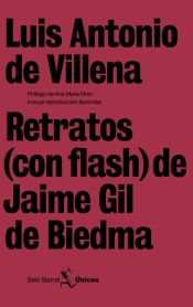 Portada de Retratos (con flash) de Jaime Gil de Biedma