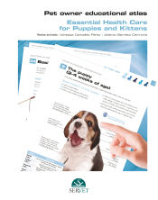 Portada de Pet Owner Educational Atlas. Essential Health Care for Puppies and Kittens