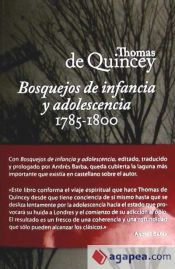 Portada de Bosquejos de infancia y adolescencia 1785-1800