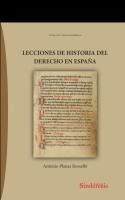 Portada de LECCIONES DE HISTORIA DEL DERECHO EN ESPA&Ntilde;A