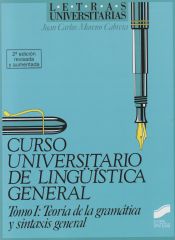 Portada de Curso universitario de lingüística general. Vol. I. Teoría de la gramática y sintaxis general (2.a edición corregida y aumentada)