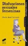 Portada de Disfunciones sexuales femeninas