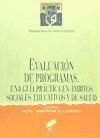 Portada de Evaluación de programas: un guía práctica en ámbitos sociales, educativos y sanitarios