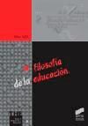 Portada de Filosofía de la educación