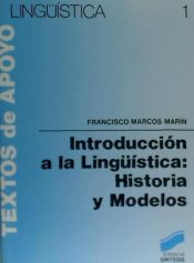 Portada de Introducción a la lingüística: historia y modelos