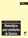 Portada de Matemáticas para estudiantes de Química