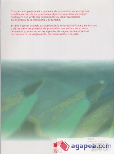 Operaciones y Procesos de producciÃ³n en el sector turÃ­stico