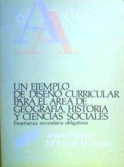 Portada de Un ejemplo de diseño curricular para el área de geografía,historia y ciencias sociales