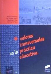 Portada de Valores transversales en la práctica educativa