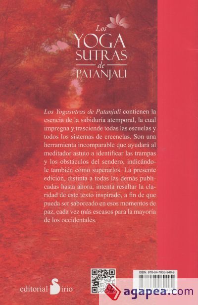LOS YOGA SUTRAS DE PATANJALI - VV.AA. - 9788478089499