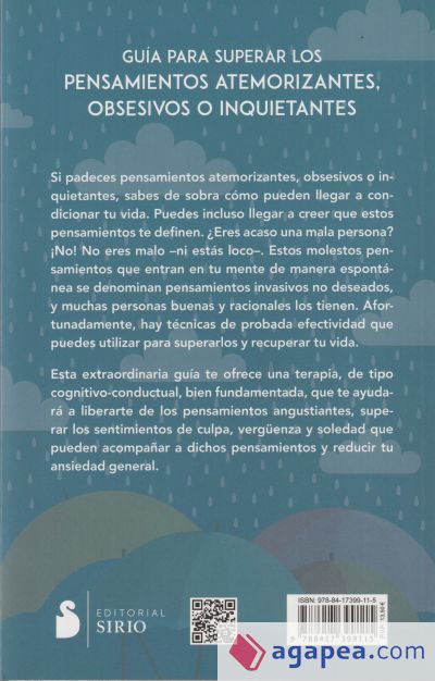 Guía para superar los pensamientos atemorizantes, obsesivos o inquietantes