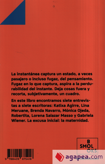 Instantáneas.: Siete entrevistas a escritoras