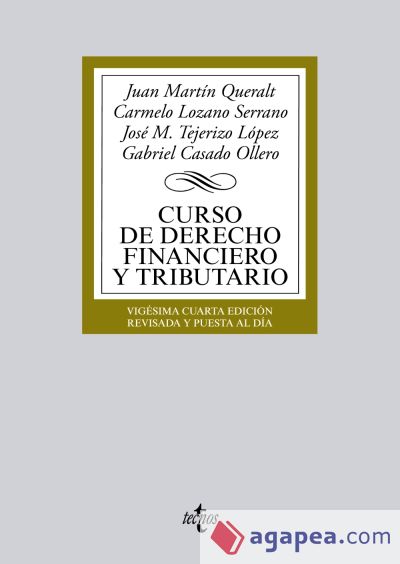 Curso de Derecho Financiero y Tributario