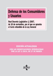 Portada de Defensa de los Consumidores y Usuarios