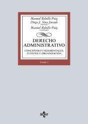 Portada de Derecho Administrativo Tomo I: Conceptos fundamentales, fuentes y organización
