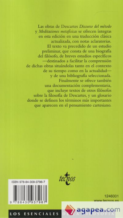 Discurso del método y Meditaciones metafísicas