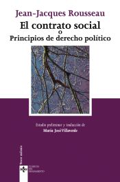 Portada de El contrato social o Principios de derecho político