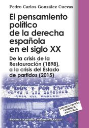 Portada de El pensamiento político de la derecha española en el siglo XX