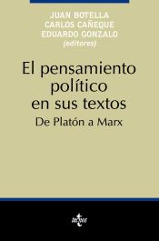 Portada de El pensamiento político en sus textos