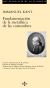 Portada de Fundamentación de la metafísica de las costumbres, de Immanuel Kant