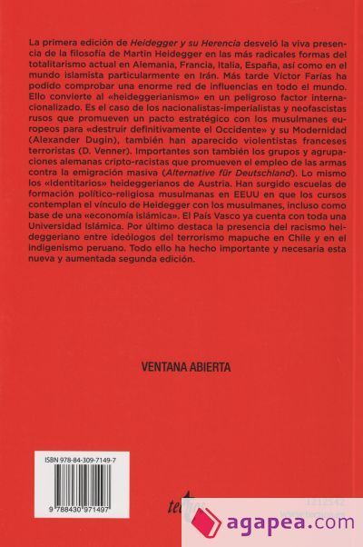 Heidegger y su herencia: Los neonazis, el neofascismo europeo y el fundamentalismo islámico Heidegger y su herencia: Los neonazis, el neofascismo europeo y el fundamentalismo islámico