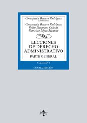 Portada de Lecciones de Derecho Administrativo. Parte General