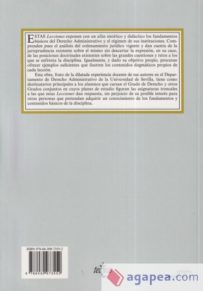 Lecciones de Derecho Administrativo