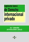 Portada de Legislación básica de Derecho Internacional privado (Ebook)