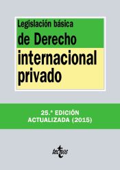 Portada de Legislación básica de Derecho Internacional privado